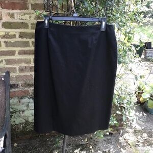 Randy Kemper BLACK COTTON SKIRT- Size 10- NWOT